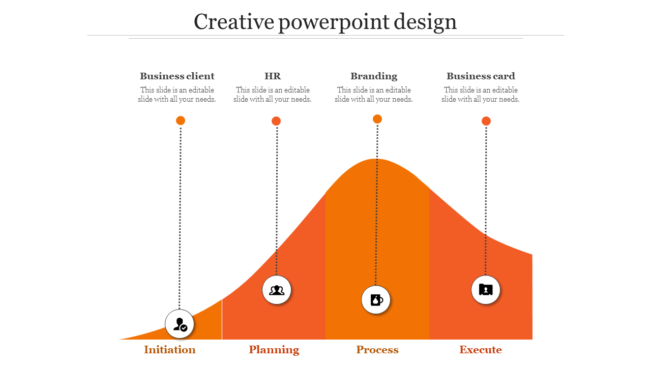 creative powerpoint design-Orange